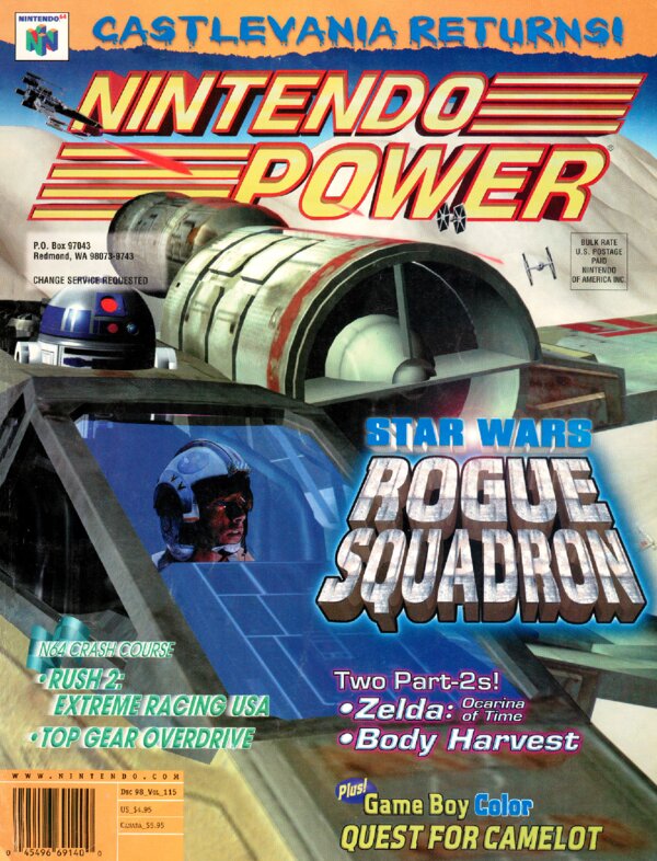 Nintendo Power Issue 115 (December 1998) cover